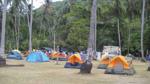 Zona de camping Parque Tayrona